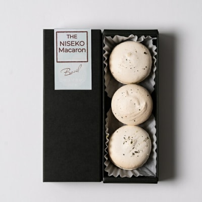 The NISEKO Macaron (菊芋・バジル)3個入り×2種セット【26003】