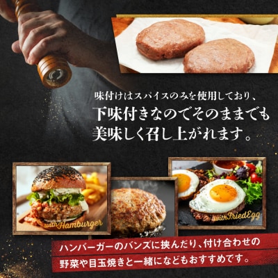 【こだわりの自家製】ミートガイ手作りプレーンハンバーグセット