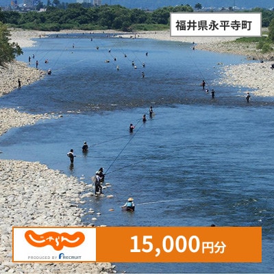 【じゃらんふるさと納税クーポン】 福井県永平寺町でつかえる15,000円 クーポン