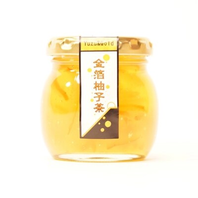 富士川町のゆず湯セット(金箔柚子茶・ドライジーマグカップ紫 /山梨県 Ugadell Design)