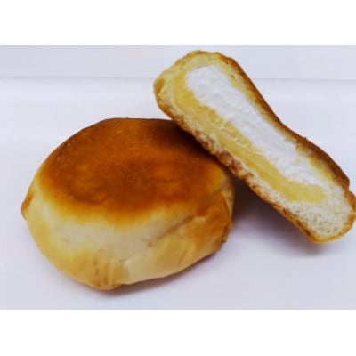 【食品添加物不使用】廣瀬満雄の冷やしクリームパン5個とパウンドケーキ(ナッツ)1本セット