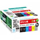 エコリカ　BCI-381XL+380XL/6MP互換リサイクルインク　ECI-C381XL-6P