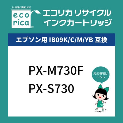 エコリカ【エプソン用】IB09CL4B互換リサイクルインクECI-EIB09B-4P
