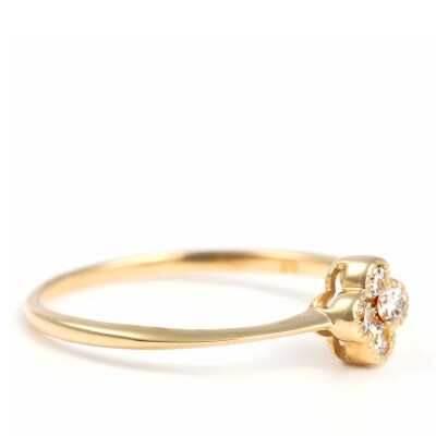 クローバーダイヤモンドリング　0.15CT　R3989DI-Y #5