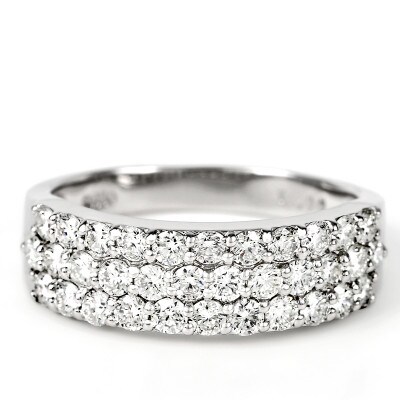 プラチナ950 ダイヤ1.0ct パヴェ リング R639DI-P2　#8