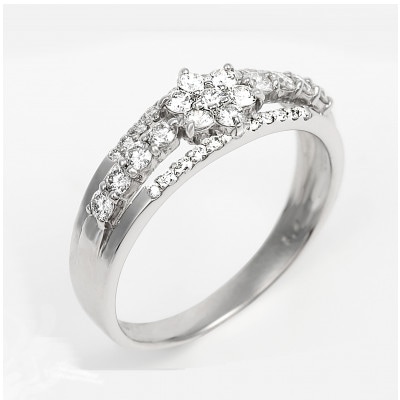 プラチナ ダイヤ リング 0.45CT R3363DI-P #17