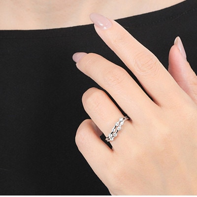 プラチナ ダイヤ0.3ct リング R664DI-P2 #15