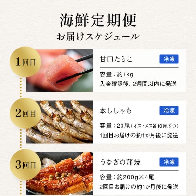 【贅沢6回お届け】釧路の海鮮物語 豪華海鮮定期便 紅鮭 たらこ サーモン さんま F4F-9224