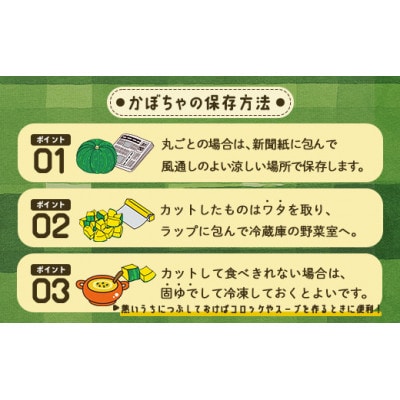 北海道豊浦産 かぼちゃ 味平 約20kg (10～14玉)