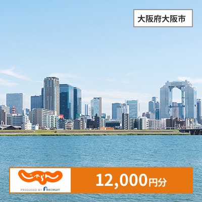【じゃらんふるさと納税クーポン】 大阪府大阪市でつかえる12,000円 クーポン