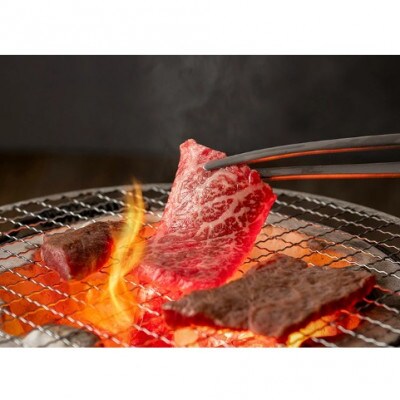 【近江牛】バラ焼肉用 1kg (贈答用黒箱入)　牛脂付き