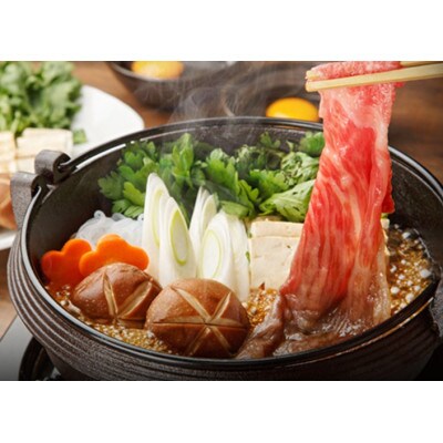 【近江牛】 肩ロースすき焼き・しゃぶしゃぶ用 1kg (エコ包装)