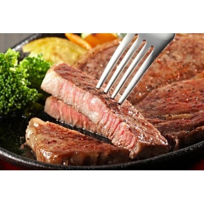 【近江牛】赤身モモステーキ 100g×10枚 (エコ包装)　牛脂付き