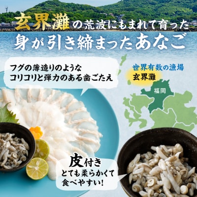 天然あなごの刺身【宗像産】1～2人前(60g)×3パック【宗像漁協】_HA0453