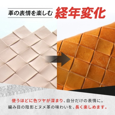 【デグナー】バスケットジップウォレット [SFW-9] タン