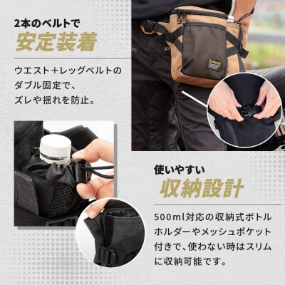 【デグナー】ホルスターバッグ [NB-204] (コットンブラウン)