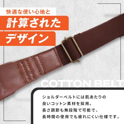 【デグナー】レザーボディバッグ バナナ [W-105] グレー|京都 バイクギア 人気ブランド