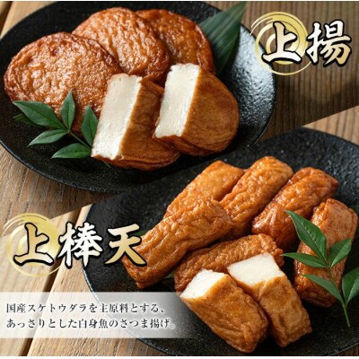 寺田屋 手作りさつま揚げ 白身魚・青魚のつけ揚げ 味比べセット