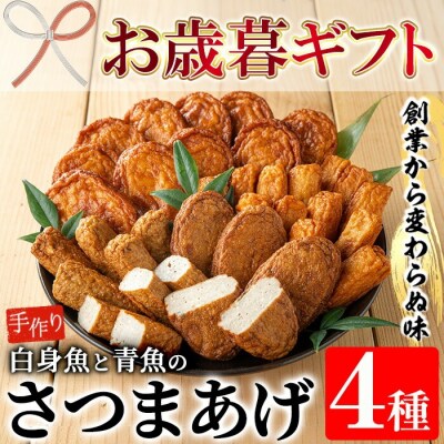 【令和7年お歳暮対応】寺田屋 手作りさつま揚げ 白身魚・青魚のつけ揚げ 味比べセット