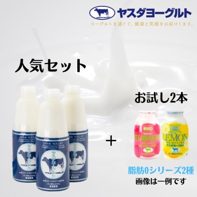 【12/21までの寄附で年内発送】ヤスダヨーグルト 特別お試しセット(脂肪ゼロ)