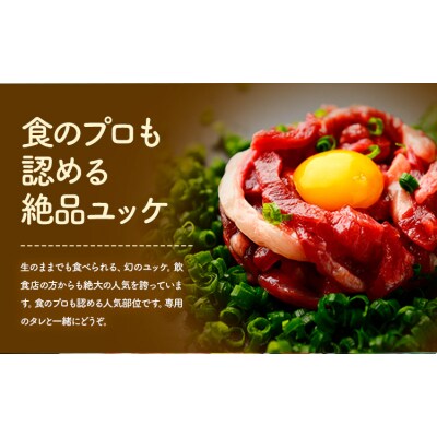 馬刺し 熊本 人気の 馬肉ユッケ たっぷり 500g 《30日以内に出荷予定(土日祝除く)》 