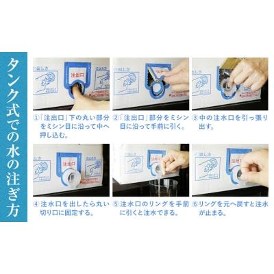 【3ヶ月定期便】ミネラルウォーター タンク式  20L×1ケース×3回《お申込み翌月から出荷》
