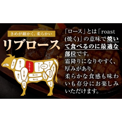 くまもと黒毛和牛 リブロースステーキ 250g 《30日以内に出荷予定(土日祝除く)》