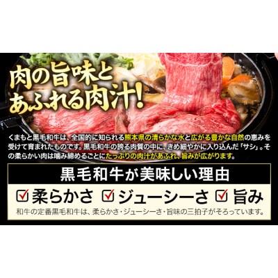 くまもと黒毛和牛 特上 スライス ウデ・モモ 1000g 《30日以内に出荷予定(土日祝除く)》