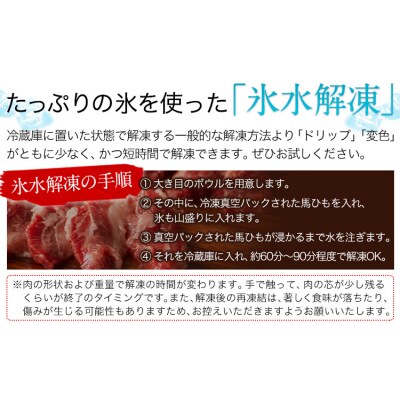 馬ひも 馬刺し用 320g (80g×4袋) 《30日以内に出荷予定(土日祝除く)》