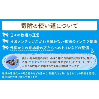 【返礼品なし】引退馬余生支援寄附 1,000,000円 一般社団法人オープンセサミアライブ