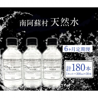 【6か月定期便】天然水 300mlボトル×30本 《お申込み月の翌月から出荷開始》
