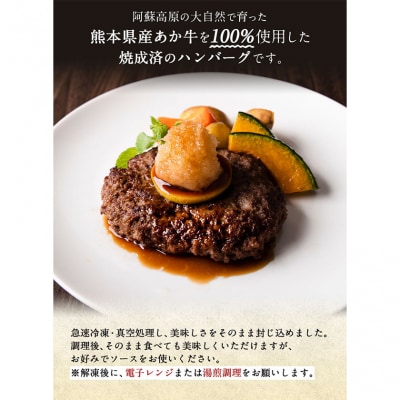 あか牛 ハンバーグ4個入り 150g×4個 《60日以内に出荷予定(土日祝除く)》