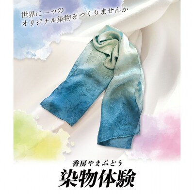 染物体験 (染めたいものを持参) 香房やまぶどう《30日以内に出荷予定(土日祝除く)》