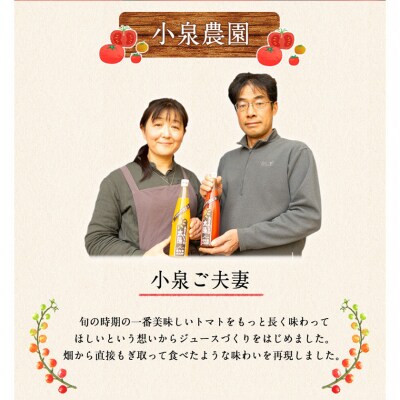 南阿蘇村産甘熟ミディトマト100%ジュース(赤6本セット)《60日以内に出荷予定(土日祝除く)》
