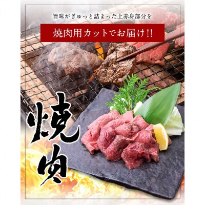 あか牛 赤身焼肉用 1kg (250g×4個) 《60日以内に出荷予定(土日祝除く)》