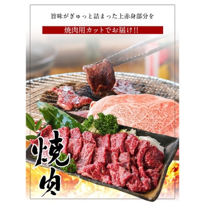 あか牛 上赤身焼肉用 1kg (250g×4個) 白水乃蔵《60日以内に出荷予定(土日祝除く)》 