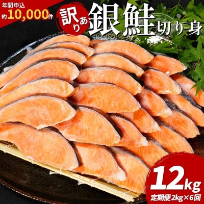 訳あり 鮭 定期便 6回 (2kg × 6回) 計12k 【北海道・沖縄・東北・離島への配送不可】