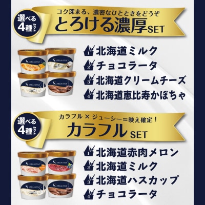 STELLA CIELO 北海道ジェラート4個 カラフル