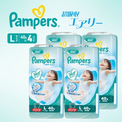 パンツ パンパース 超吸収エアリー 4P L[54177885]