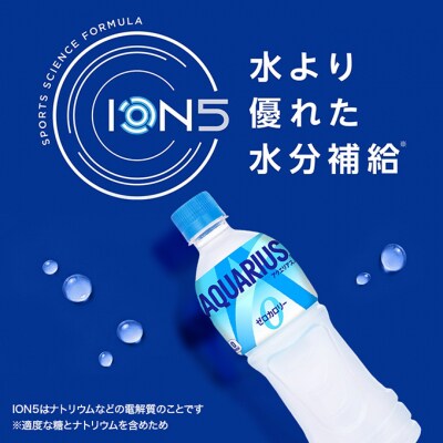 アクエリアス ゼロ 500m 1ケース 24本 ペットボトル[54171218]