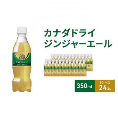 カナダドライ ジンジャーエール 350ml 1ケース 24本 ペットボトル[54171228]