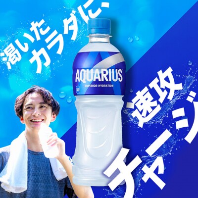 アクエリアス 300ml 1ケース 24本 スポーツドリンク ペットボトル[54171231]