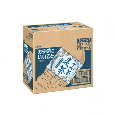 アサヒ 十六茶麦茶 PET 2L x 6本[54171377]
