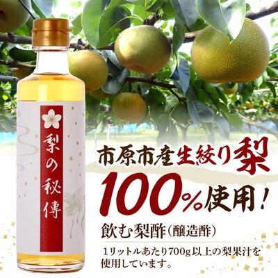 生絞り【梨の秘傳】(醸造酢)発酵食品2本セット