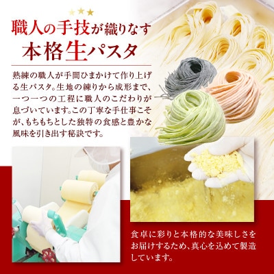 職人の生パスタ クリーム系に合う3種セット 18食