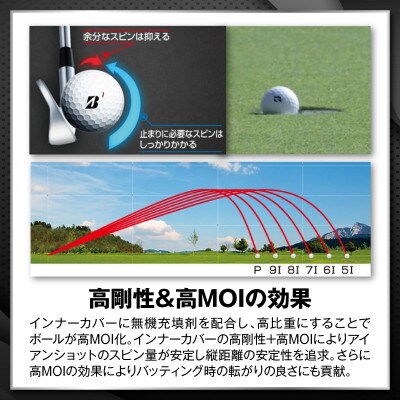 【2026年モデル】ゴルフボール ブリヂストン TOUR B XS パールホワイト 13ダース