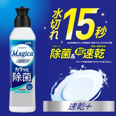 CHARMY Magica 速乾 プラス カラッと除菌 シトラスグリーンの香 本体220ml×24個
