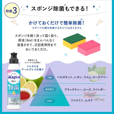 CHARMY Magica 手肌プラス 除菌 シトラス&アールグレイの香 詰替え650ml×6個