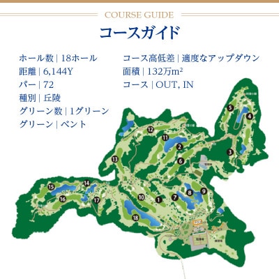米原ゴルフ倶楽部 1R キャデイ付プレー券(7～9月、1～3月昼食付) 1名様券 2枚