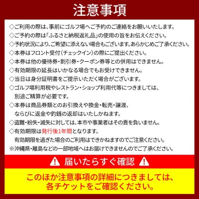 大千葉カントリー倶楽部1Rセルフプレー券【土日祝・特日】2枚